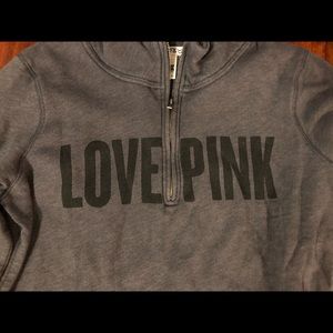 LOVE PINK Victoria’s Secret Quarter Zip 1/4 Jacket